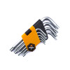 Набор ключей TORX коротких,T10-T50 CrV,9шт.