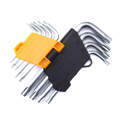 Набор ключей TORX коротких,T10-T50 CrV,9шт.